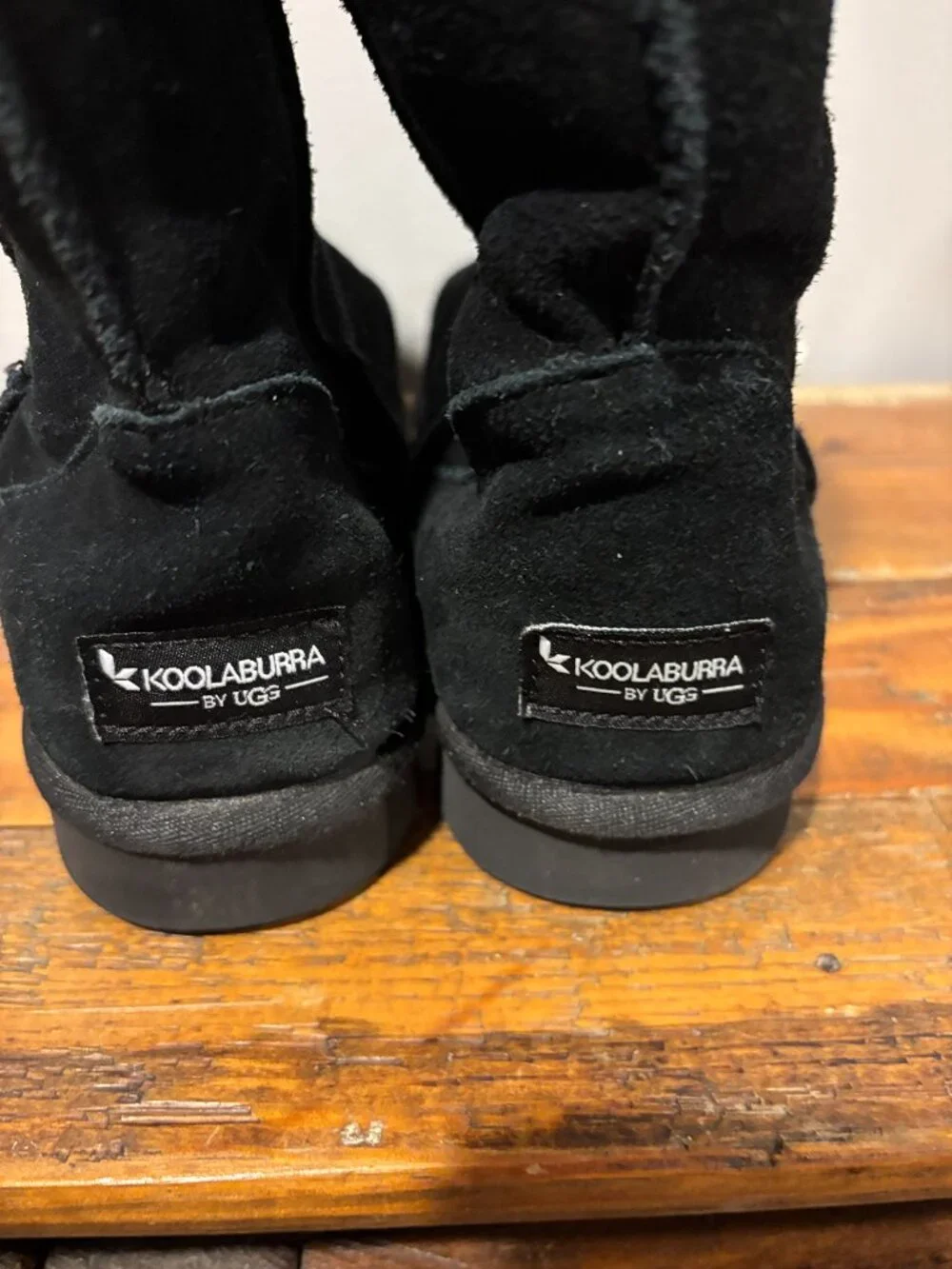 Boots, black, size 8, short,  5